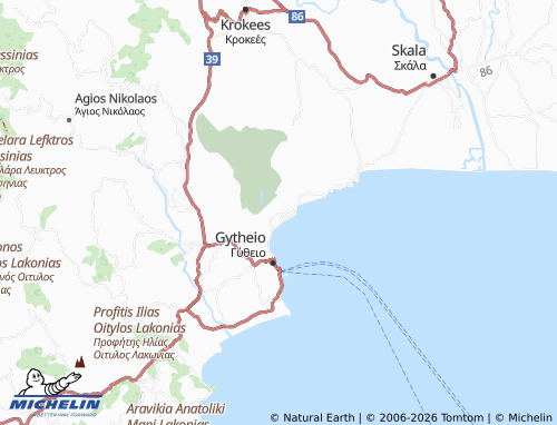MICHELIN Selinitsa map - ViaMichelin