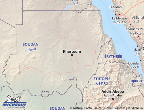 MICHELIN-Landkarte Sudan - ViaMichelin