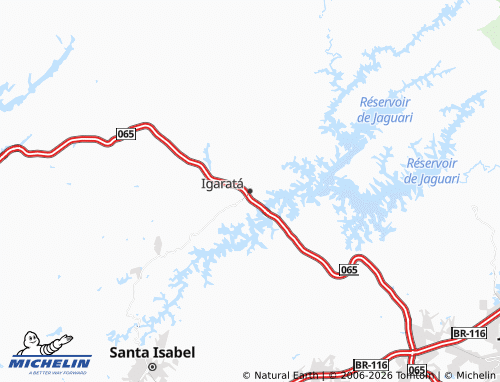 Mapa MICHELIN Igaratá - ViaMichelin