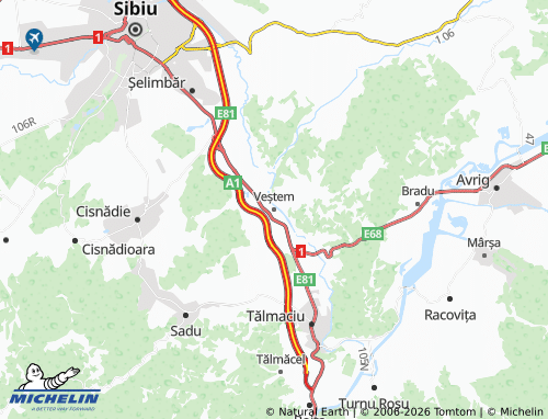 Carte MICHELIN Veștem - ViaMichelin