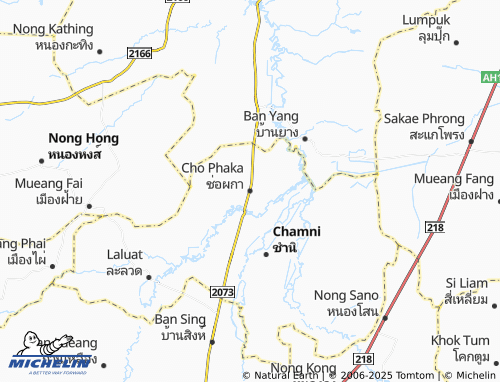 MICHELIN Cho Phaka map - ViaMichelin