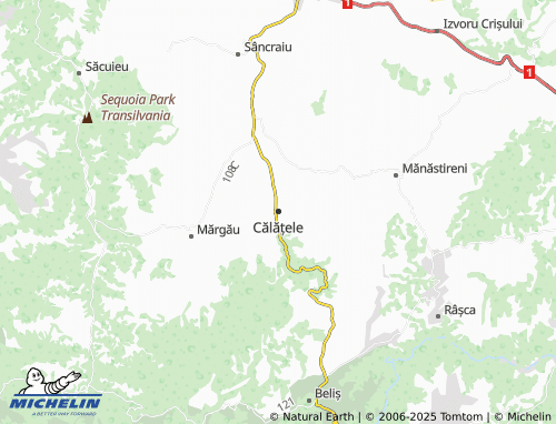 Carte MICHELIN Călățele - ViaMichelin