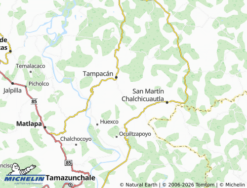 Mapa MICHELIN Tenextitla Uno - ViaMichelin