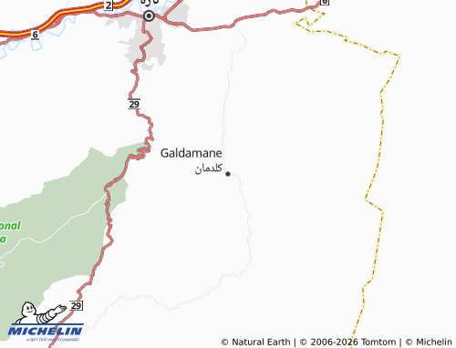MICHELIN Kaldaman map - ViaMichelin