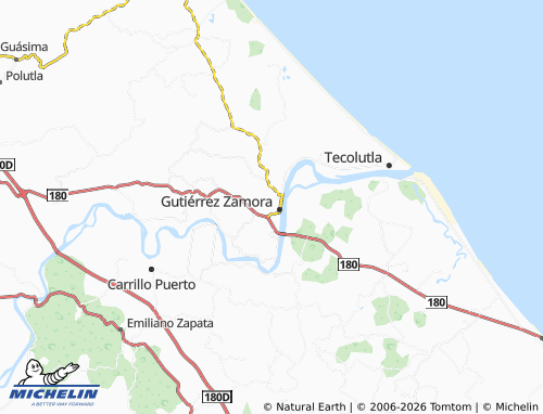 Mapa MICHELIN Benito Juárez - ViaMichelin