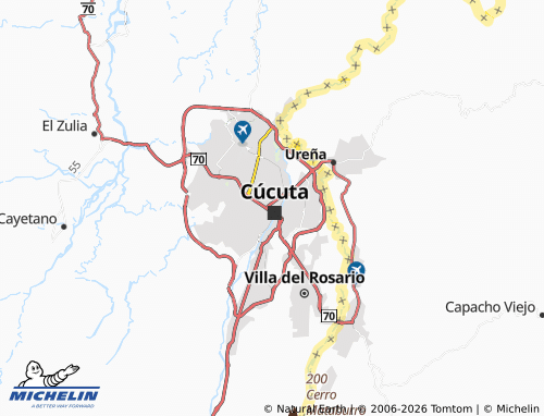Carte MICHELIN La Riviera - ViaMichelin