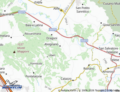 Mappa MICHELIN Alvignano - ViaMichelin