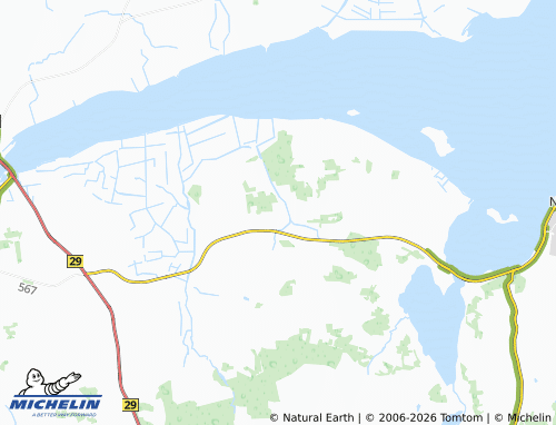 MICHELIN Farstrup map - ViaMichelin