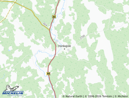MICHELIN-Landkarte Honkajoki - ViaMichelin