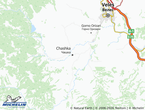 MICHELIN Chashka map - ViaMichelin