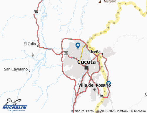Carte MICHELIN Los Comuneros - ViaMichelin