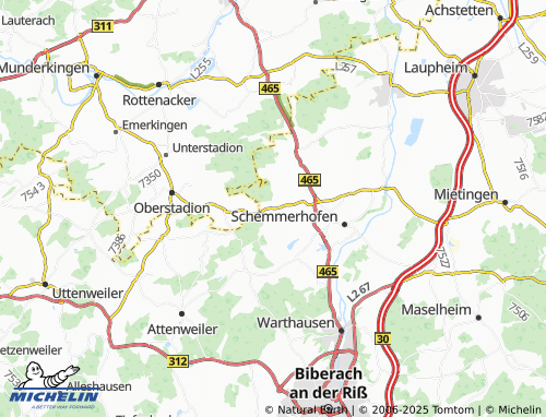 MICHELIN Britschweiler map - ViaMichelin