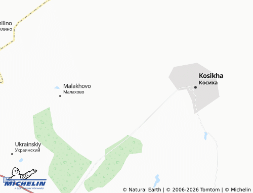 MICHELIN-Landkarte Pustyn' - ViaMichelin