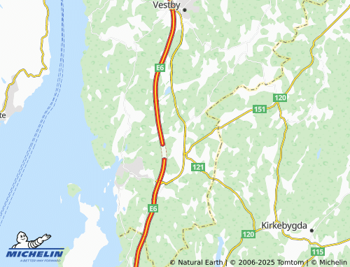 Kaart MICHELIN Hølen - ViaMichelin
