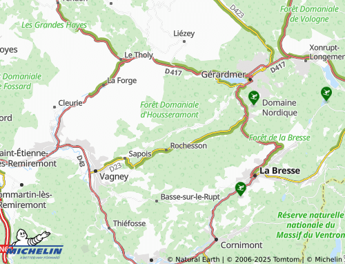 Carte MICHELIN Menaurupt - ViaMichelin