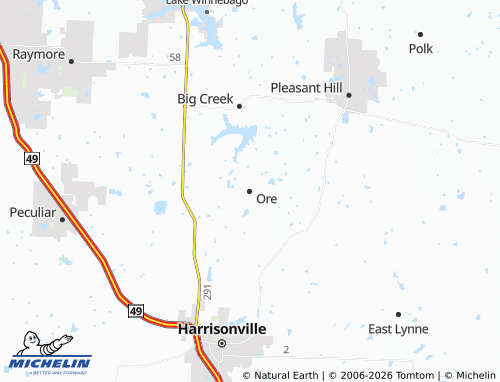 Mappa MICHELIN Ore - ViaMichelin