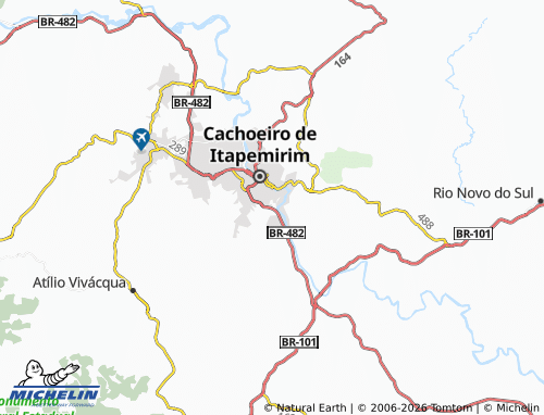Mapa MICHELIN Nossa Senhora da Glória - ViaMichelin