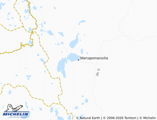 MICHELIN Marcapomacocha map - ViaMichelin