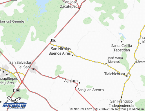 Mappa MICHELIN San Nicolás Buenos Aires - ViaMichelin