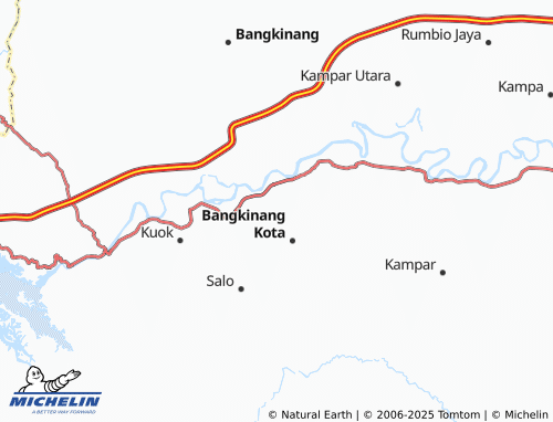MICHELIN Langgini map - ViaMichelin