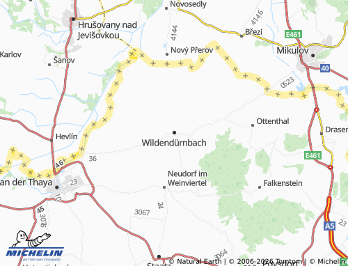 Mapa MICHELIN Wildendürnbach - ViaMichelin