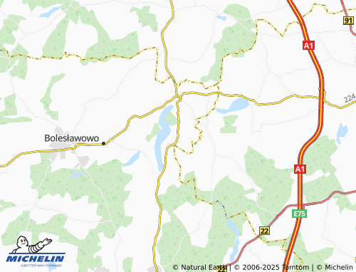 MICHELIN Siwiałka map - ViaMichelin