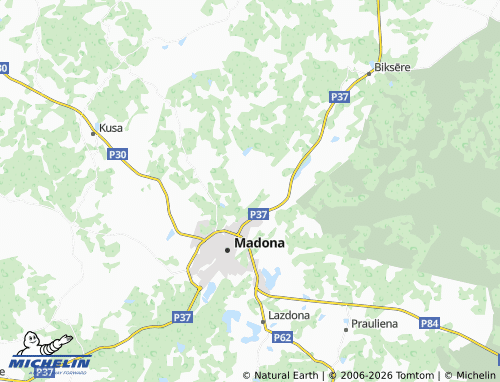 Mapa MICHELIN Sprīzdāni - ViaMichelin