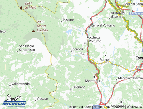 MICHELIN-Landkarte Ponte - ViaMichelin