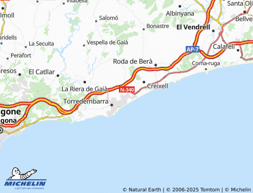 Mapa MICHELIN Clarà - ViaMichelin