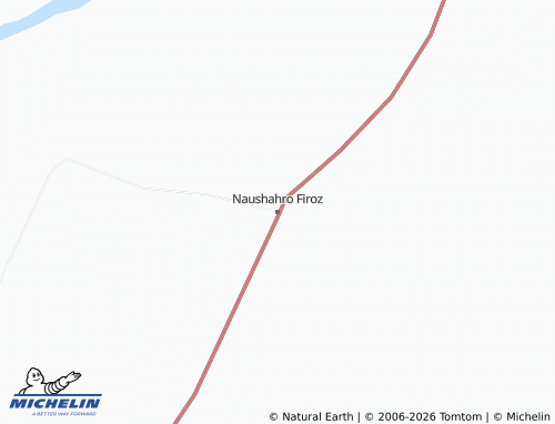 Mapa MICHELIN Naushahro Firoz - ViaMichelin