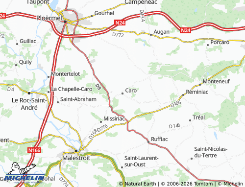 Mappa MICHELIN Caro - ViaMichelin