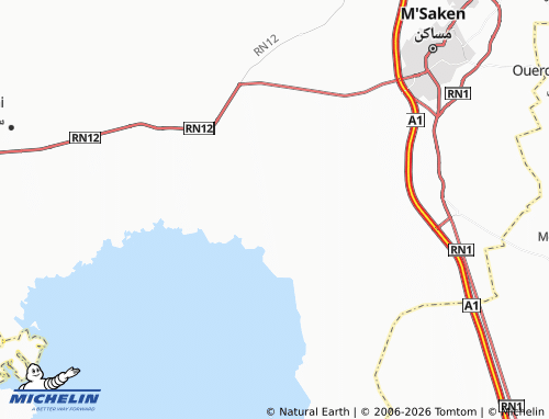 Carte MICHELIN El Ouali El Merdassi - ViaMichelin