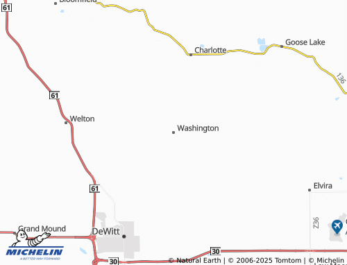 MICHELIN-Landkarte Washington - ViaMichelin