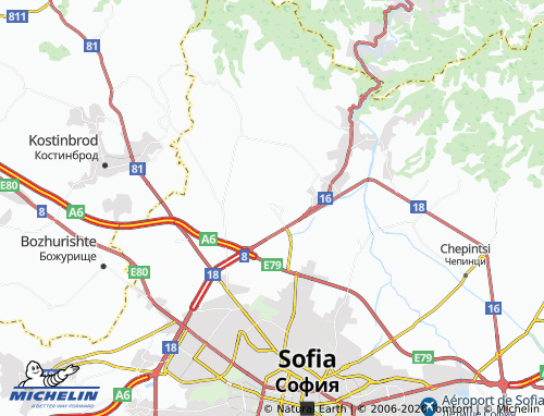 MICHELIN Mirovyane map - ViaMichelin