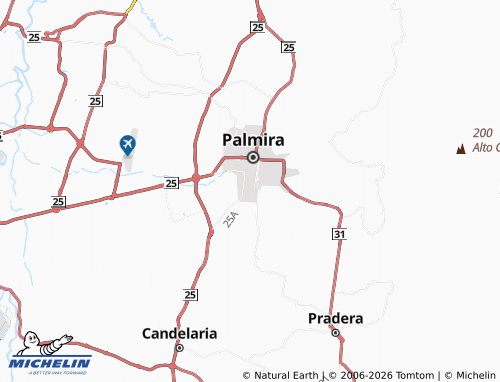 MICHELIN Petruc map - ViaMichelin