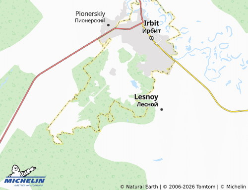 MICHELIN-Landkarte Irbit SNT - ViaMichelin