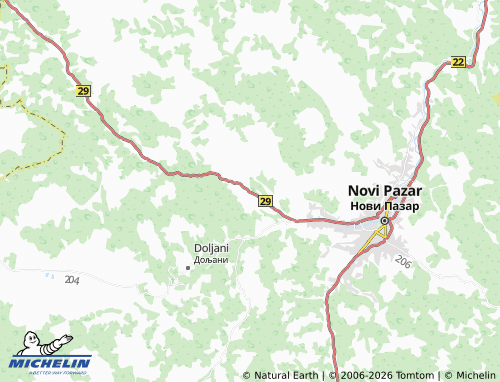 Mapa MICHELIN Požega - ViaMichelin