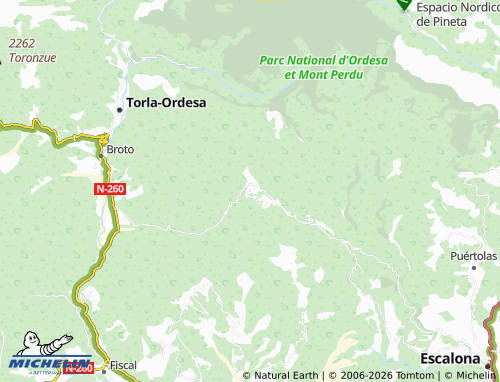 MICHELIN Fanlo map - ViaMichelin