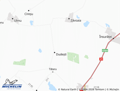 MICHELIN Bumbăcari map - ViaMichelin