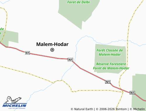 Mappa MICHELIN Tialène - ViaMichelin