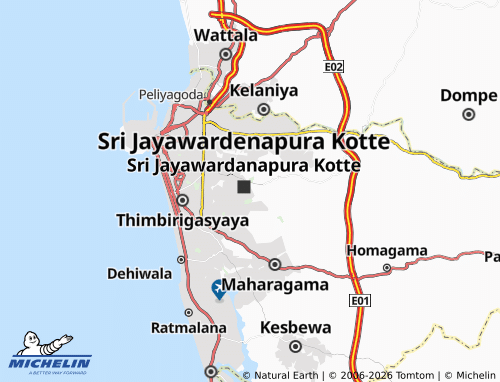 Mapa MICHELIN Ethulkotte - ViaMichelin