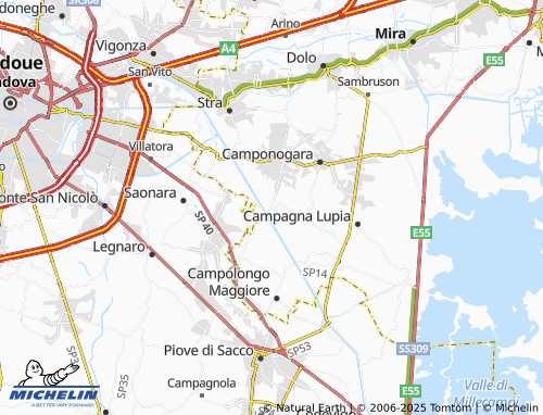 MICHELIN Sandon map - ViaMichelin