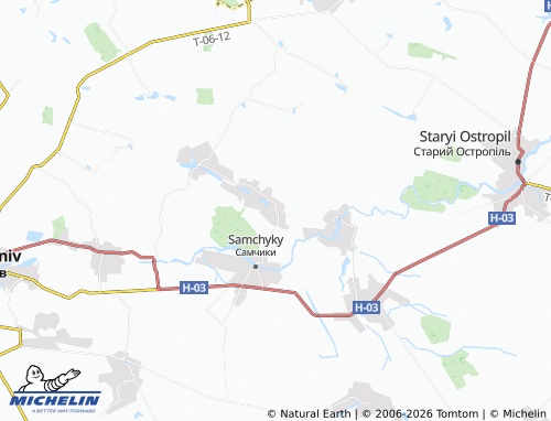 Carte MICHELIN Reshnivka - ViaMichelin