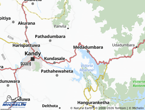 Mappa MICHELIN Ahaspokuna South - ViaMichelin