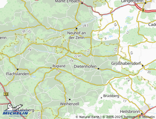 Mapa MICHELIN Ebersdorf - ViaMichelin