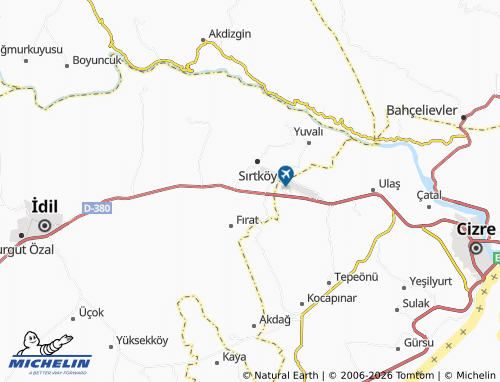 MICHELIN-Landkarte Dicle - ViaMichelin