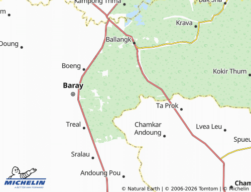 Mappa MICHELIN Chhuk Khsach - ViaMichelin