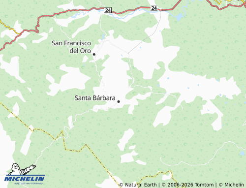 MICHELIN Moctezuma map - ViaMichelin