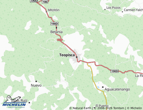 MICHELIN Colonia Guadalupe map - ViaMichelin