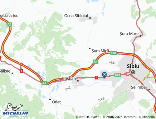 MICHELIN Rusciori map - ViaMichelin
